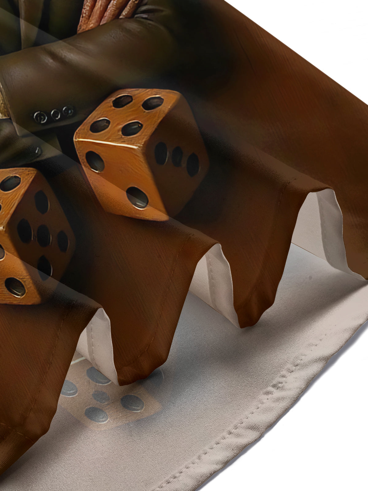 Vintage Card Player Art Print Men's Pocket Short Sleeve Shirts