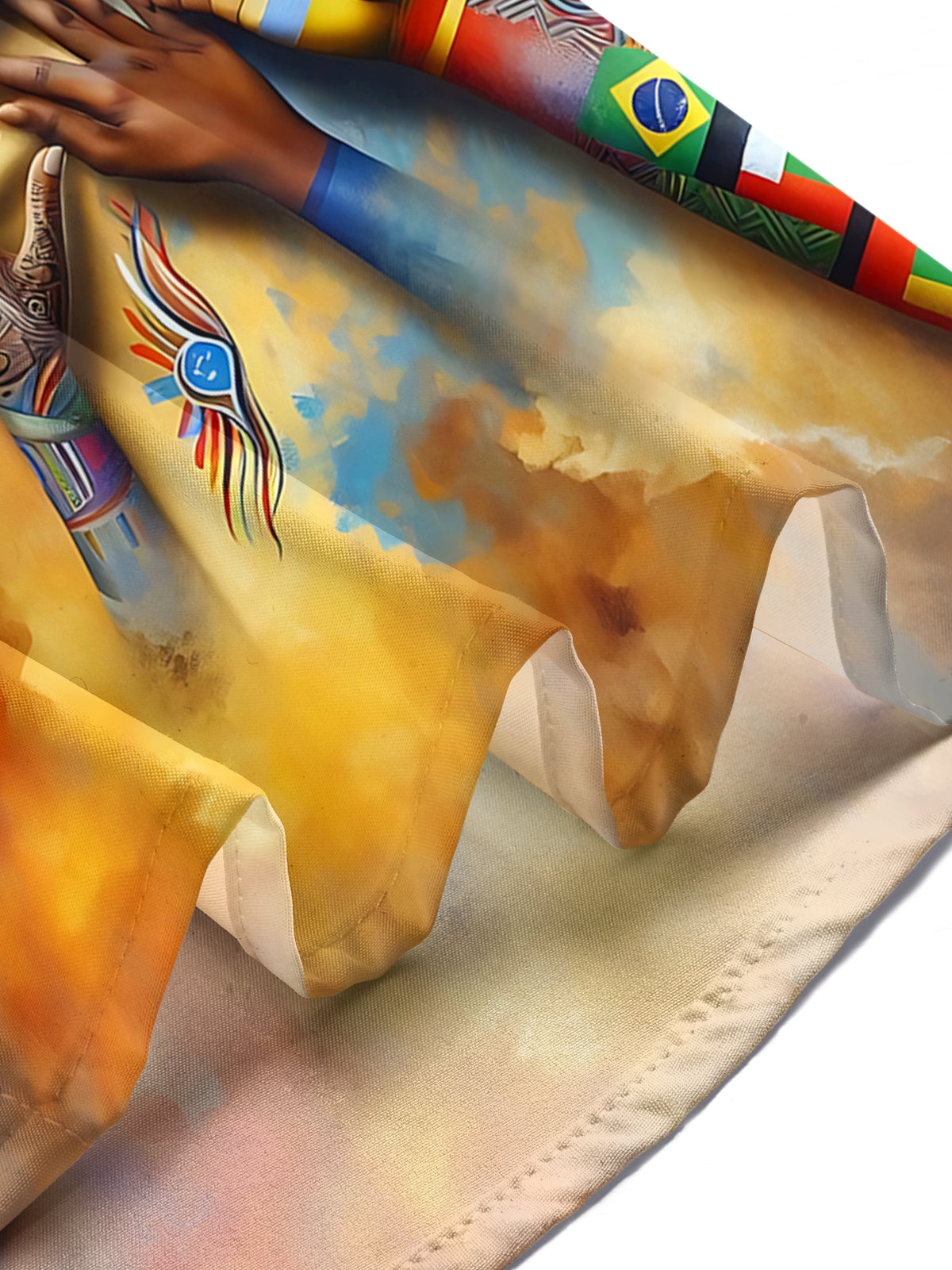 Earth Print Men's Pocket Short Sleeve Shirts