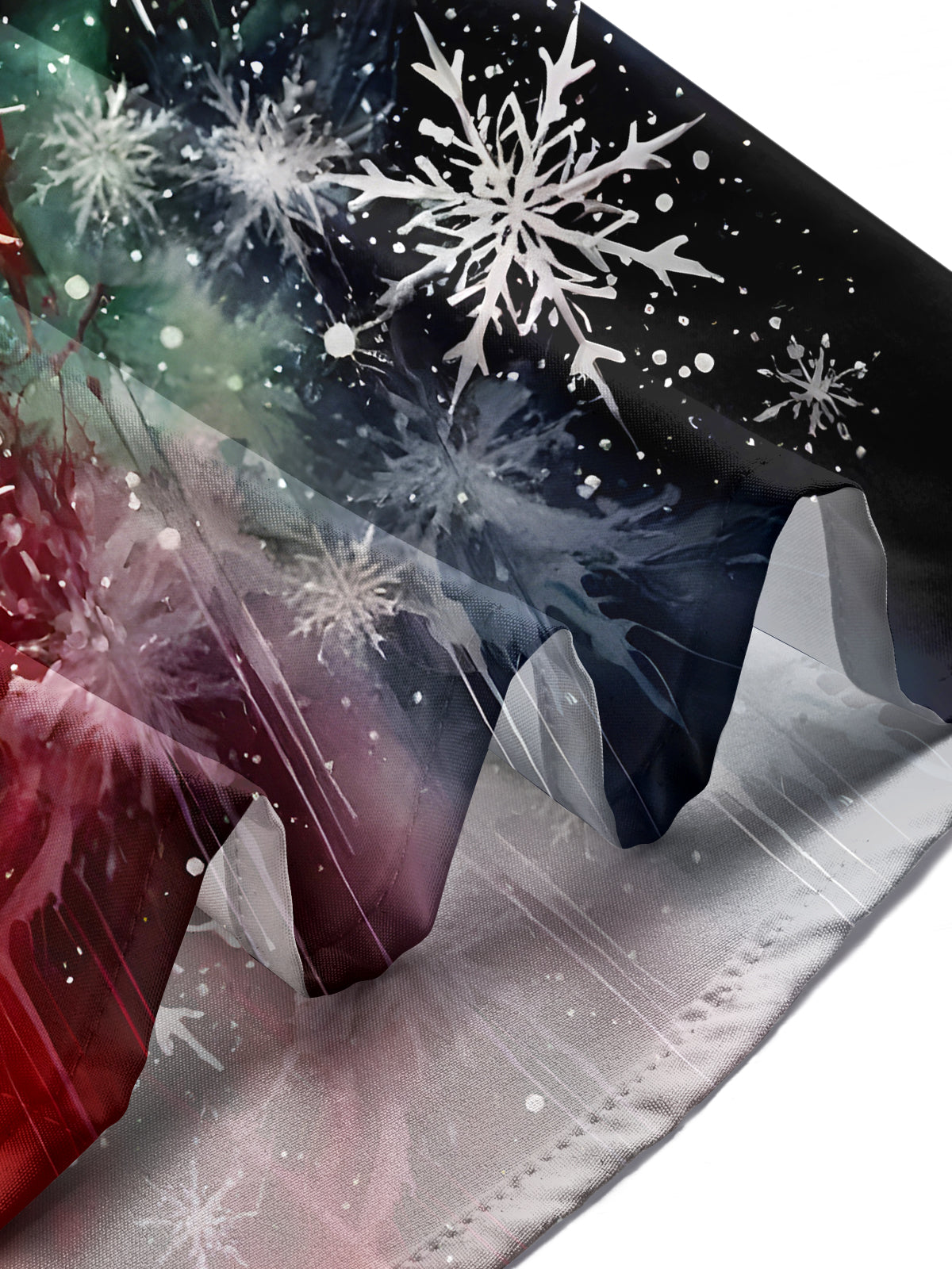 Snowflake Men's Pocket Short Sleeve Shirts