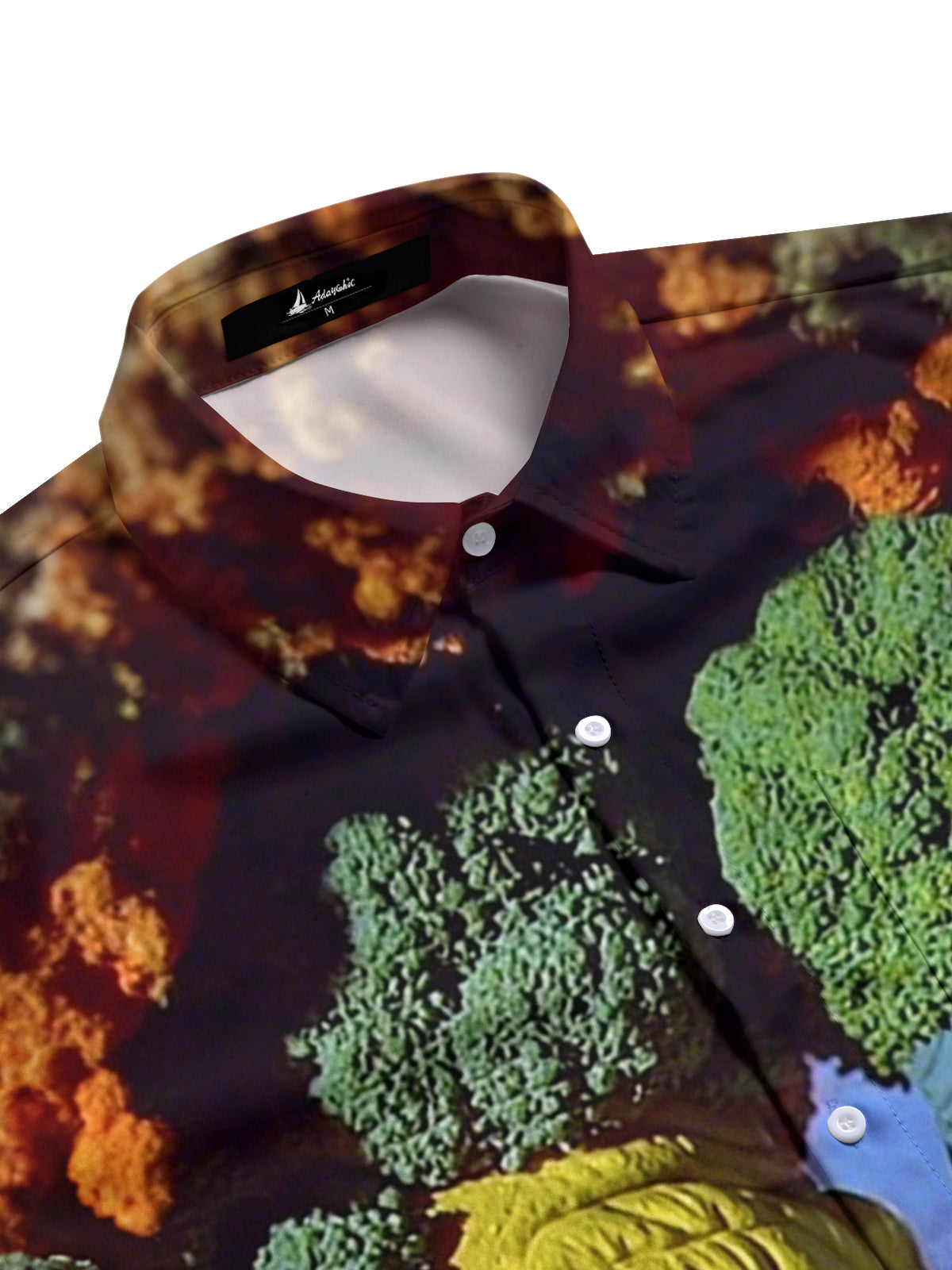 Abstract Vegetable Art Print Men's Pocket Short Sleeve Shirts