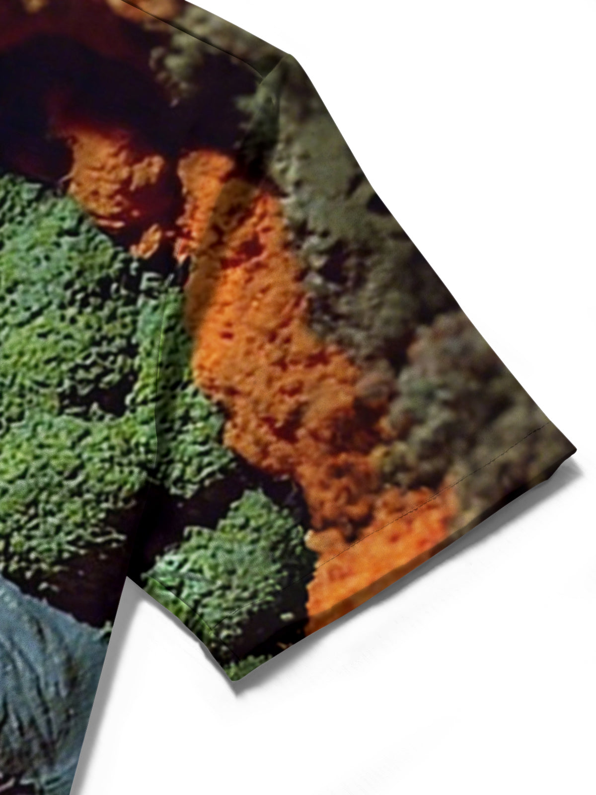 Abstract Vegetable Art Print Men's Pocket Short Sleeve Shirts