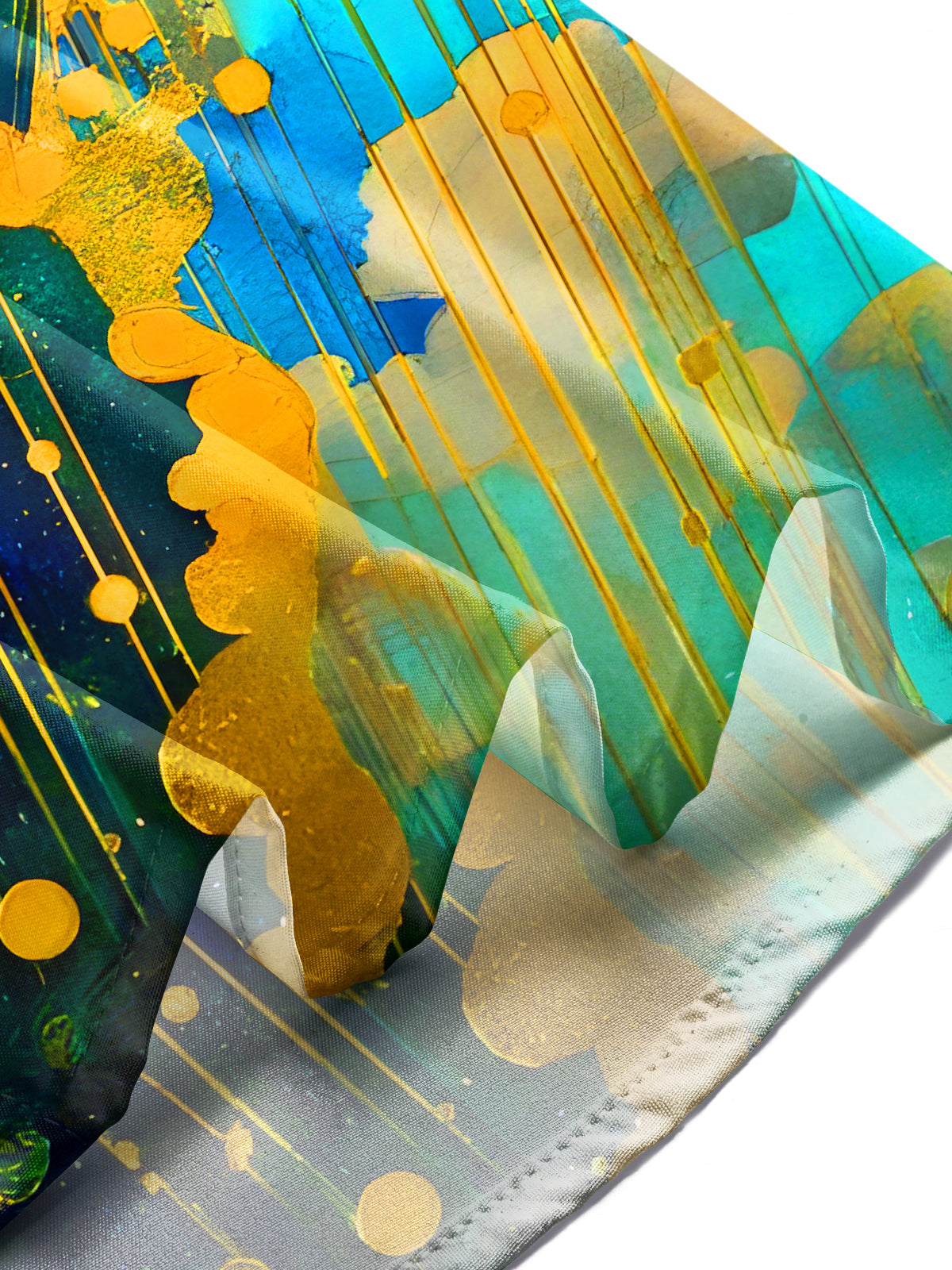 Art Gilded Peacock Men's Pocket Short Sleeve Shirts