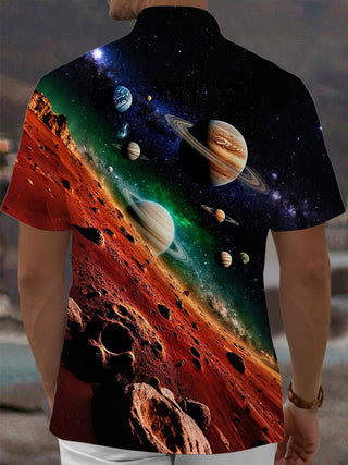 men's pocket shirt back view
