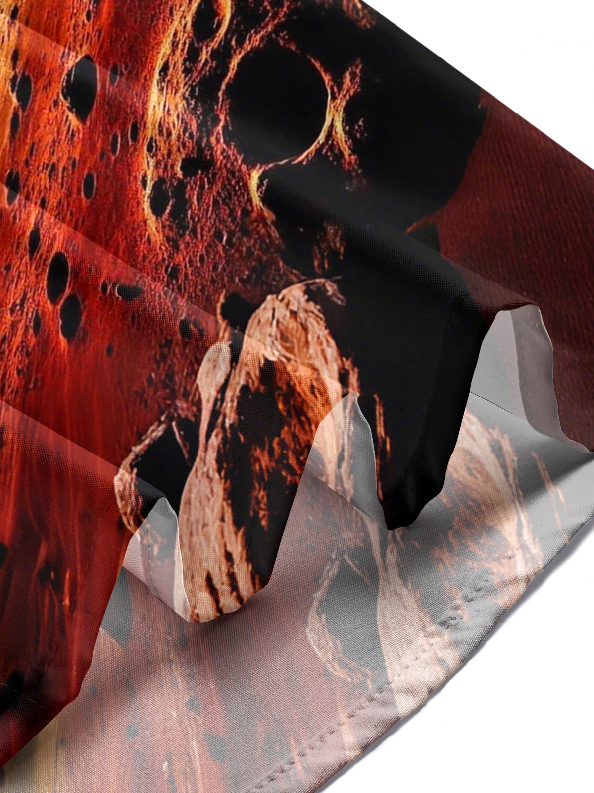 Universe Planet Print Men's Pocket Short Sleeve Shirts