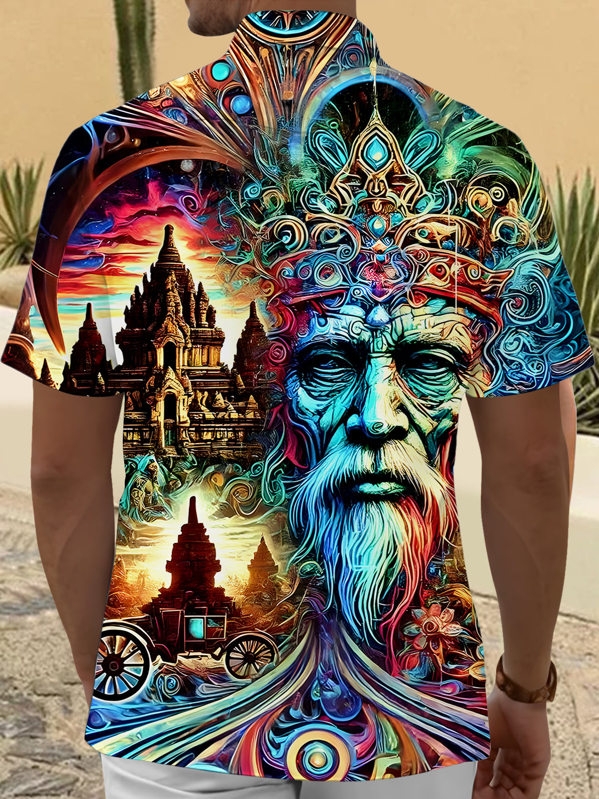 Retro Men's Pocket Short Sleeve Shirts