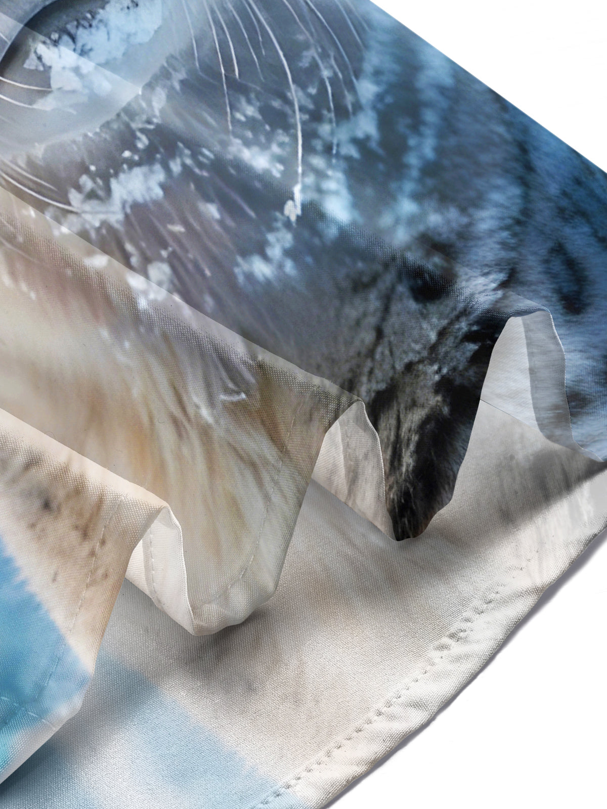 Funny Snow Seals Men's Pocket Short Sleeve Shirts