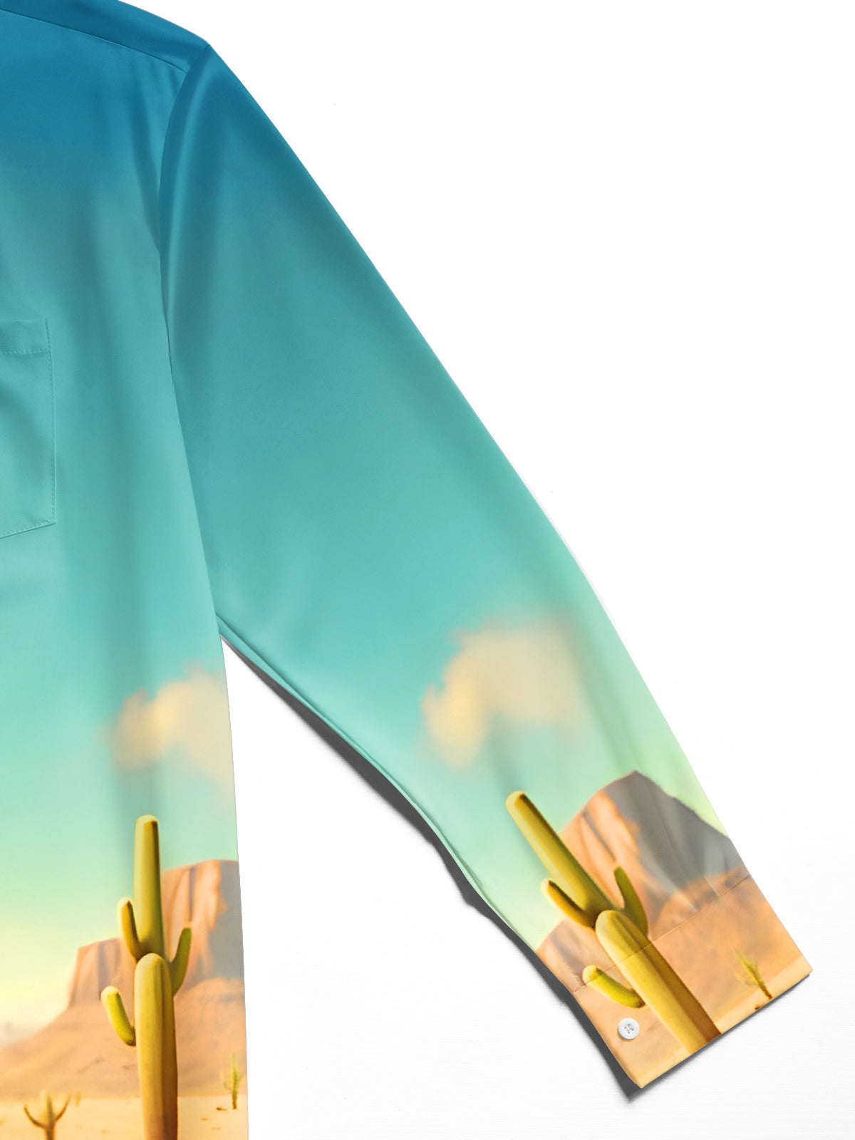 Funny Cow Western Cowboy Men's Pocket Long Sleeve Shirts