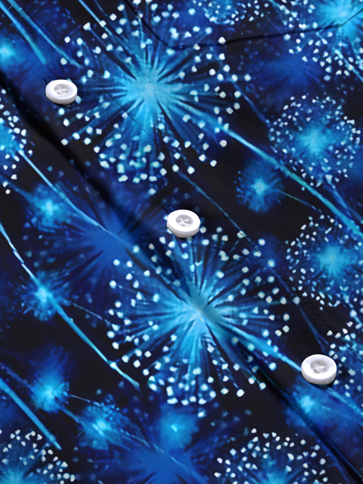 Dandelion Print Men's Pocket Long Sleeve Shirts