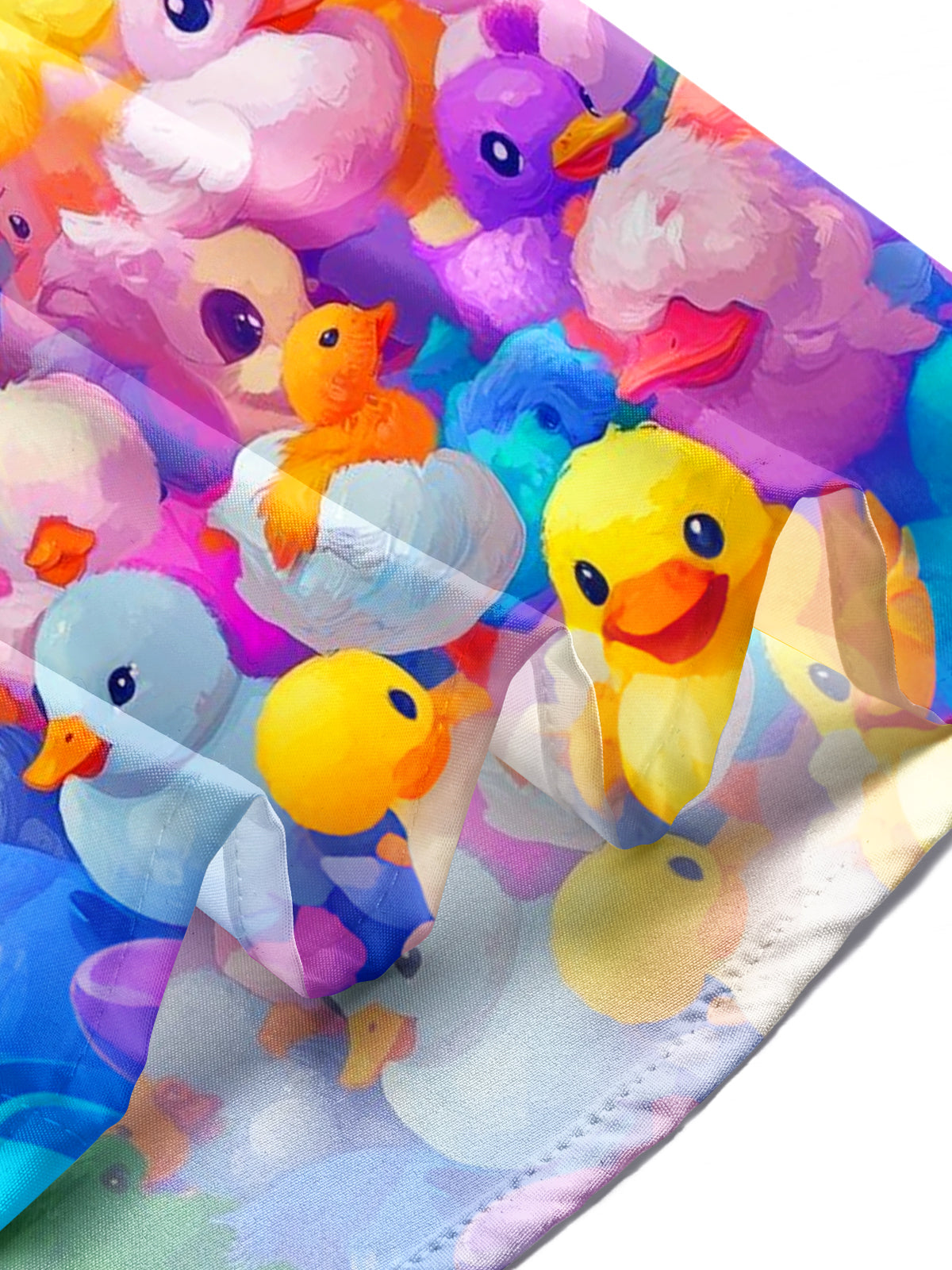 Duck Print Men's Pocket Short Sleeve Shirts