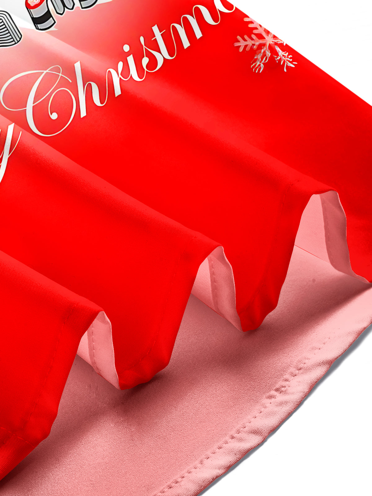 Christmas Print Men's Pocket Short Sleeve Shirts