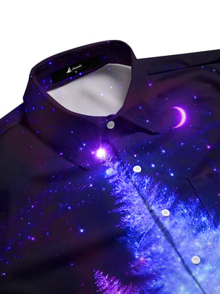 men's festive shirt side view