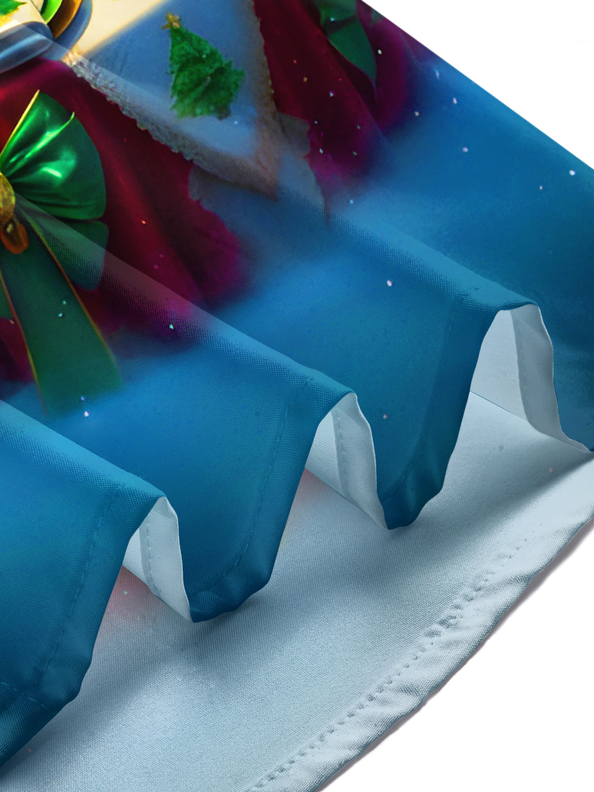 Celebrations Candlelight Dinner Clock Christmas Trees Xmas Men's Pocket Long Sleeve Shirts