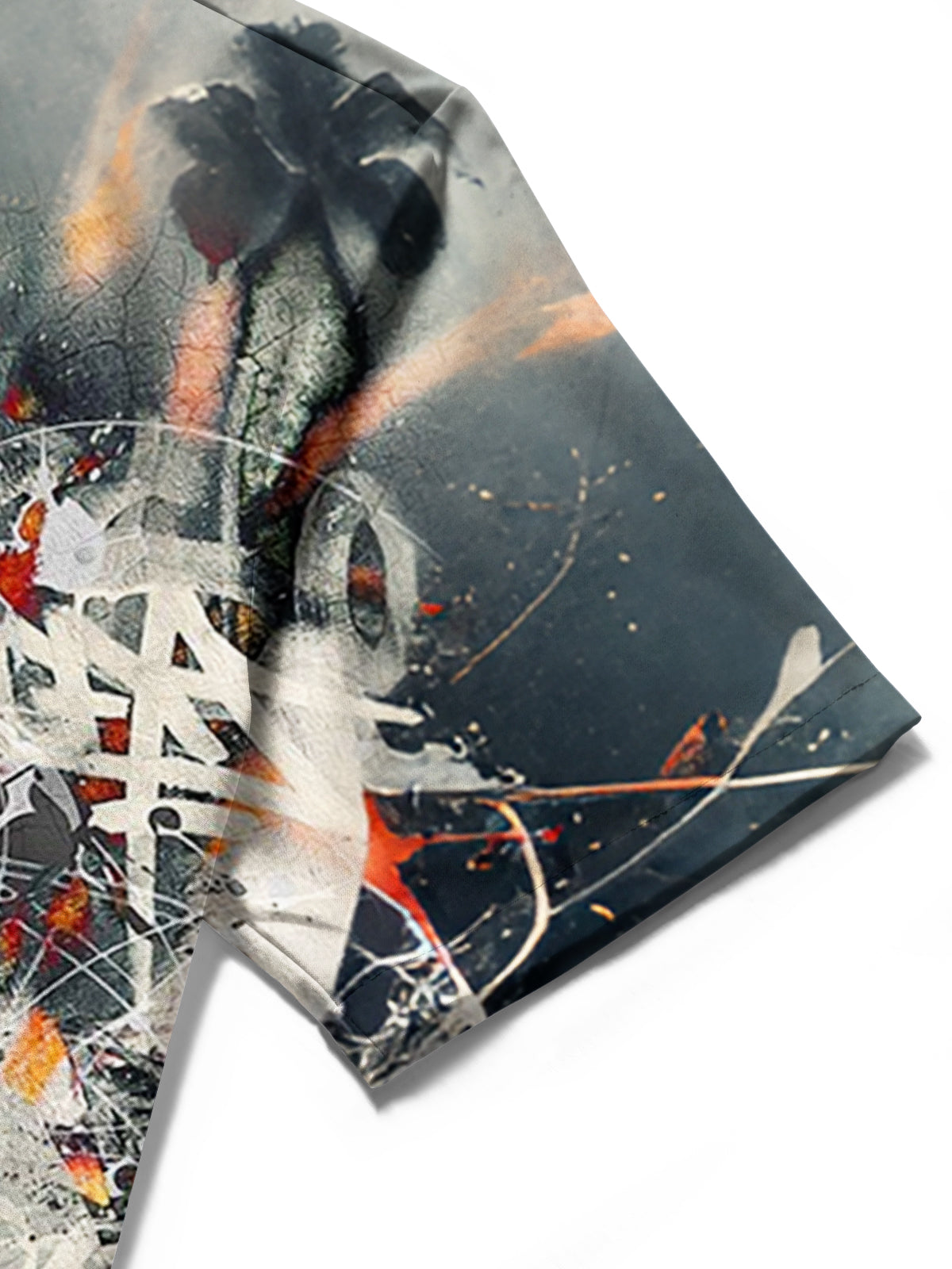 Chimpanzee Graffiti Art Print Men's Pocket Short Sleeve Shirts