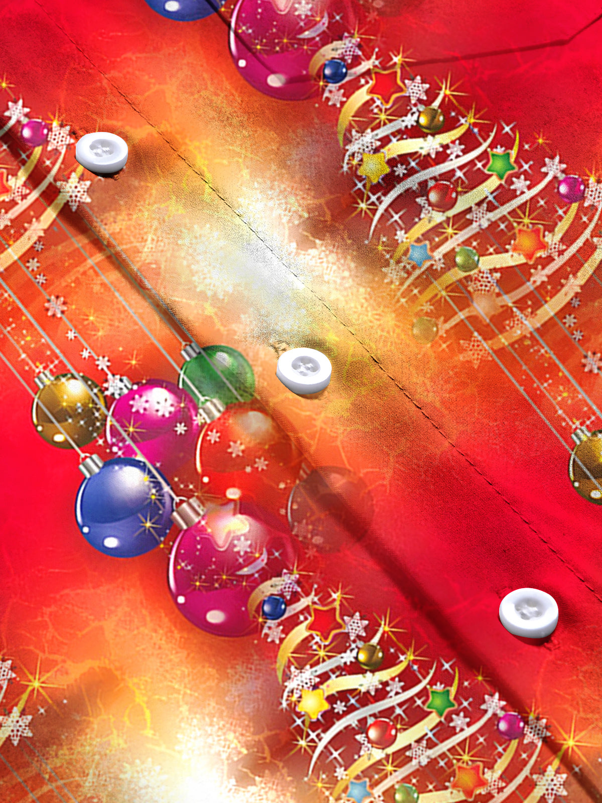 Christmas Tree Men's Pocket Short Sleeve Shirts