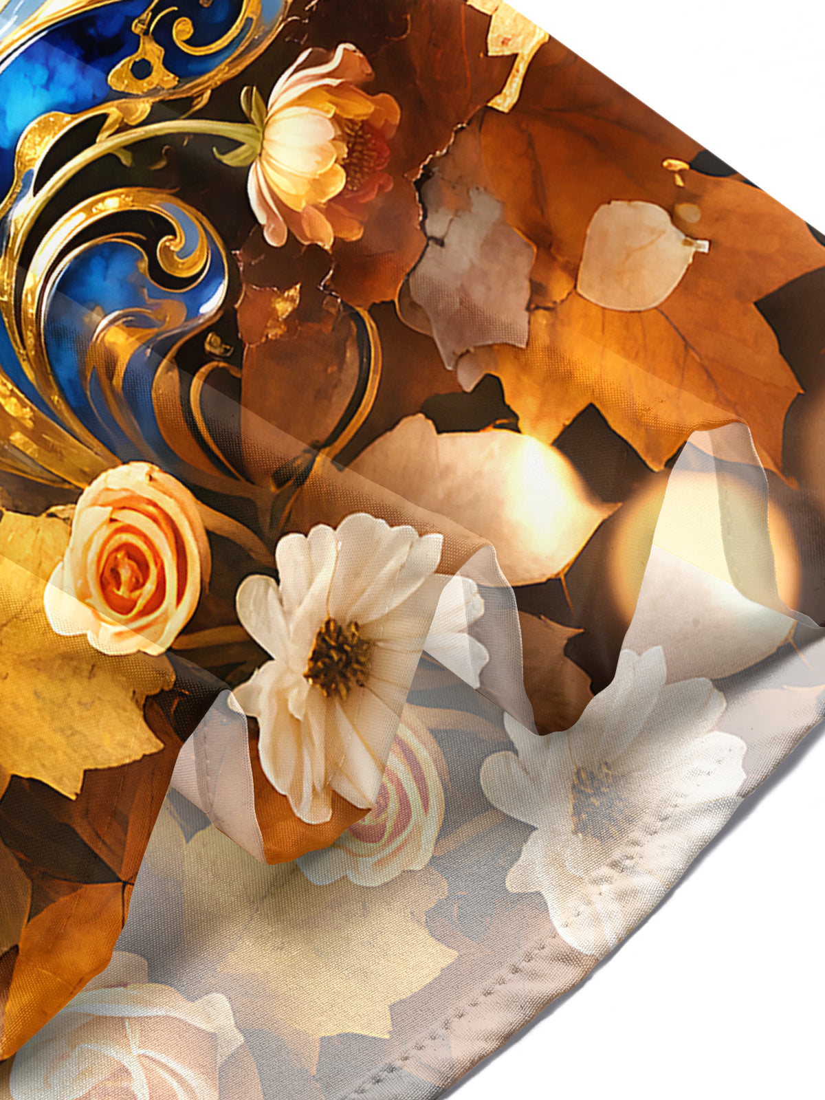 Leaf Floral Men's Pocket Short Sleeve Shirts