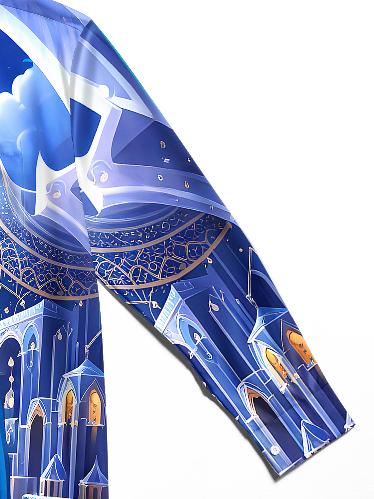 Coconut Tree Men's Pocket Long Sleeve Shirts