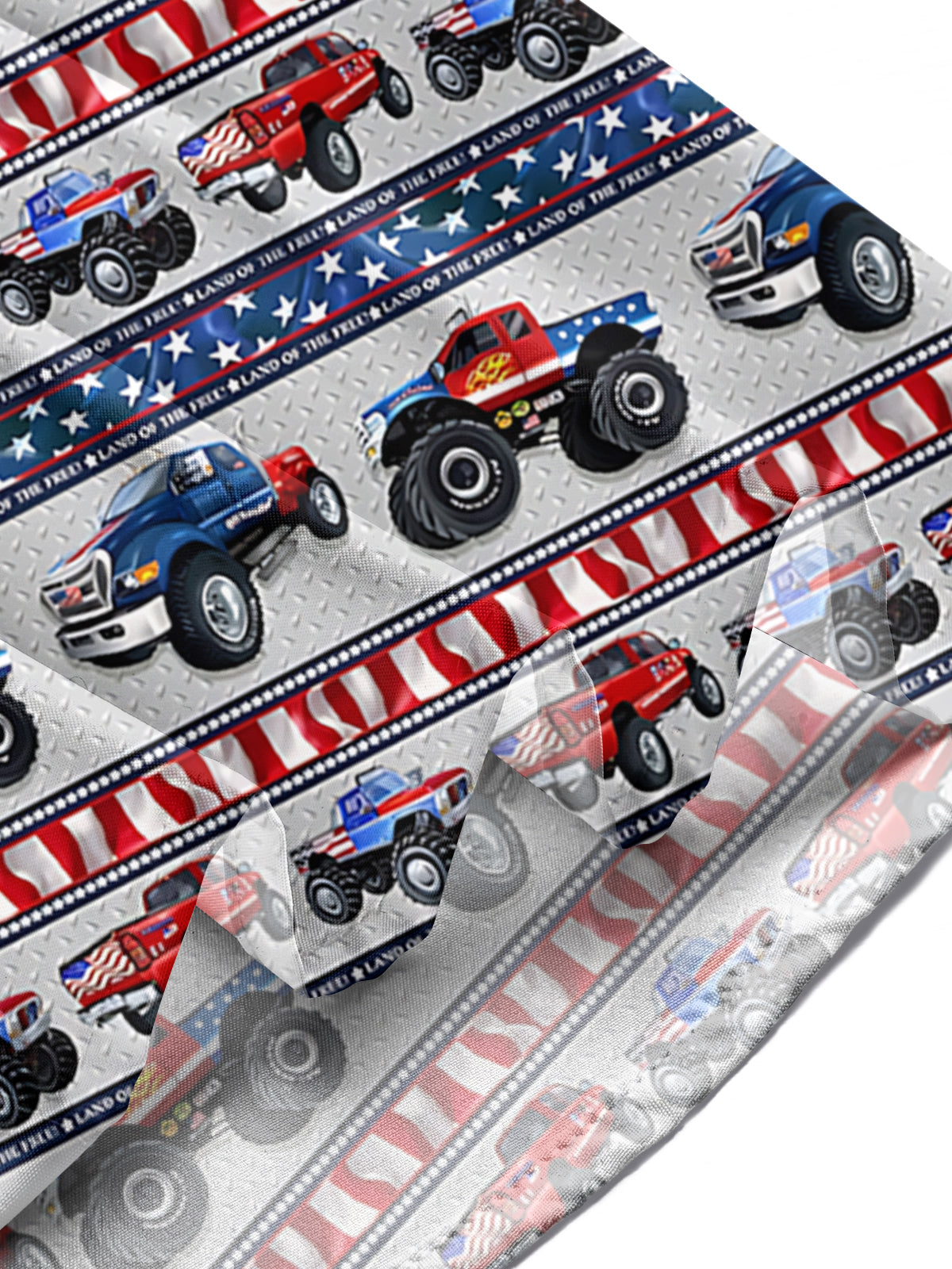 Car Print Men's Pocket Short Sleeve Shirts