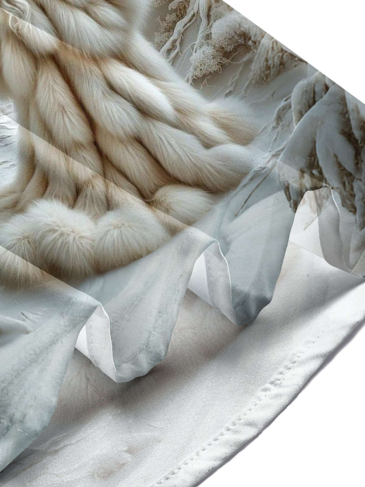 Winter Landscape Art Print Men's Pocket Short Sleeve Shirts