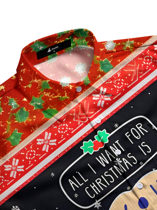 men's short sleeve shirt side view