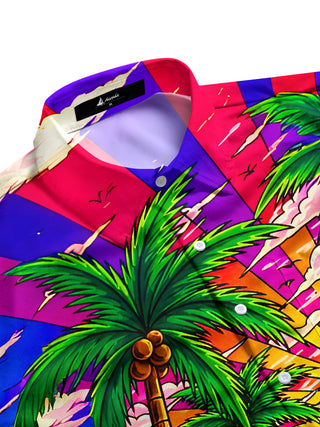 men's tropical shirt side view