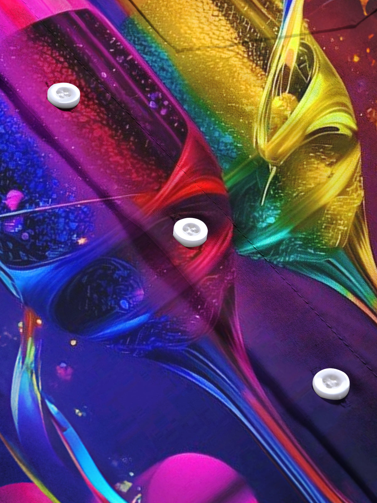 Christmas Champagne Glass Print Men's Pocket Long Sleeve Shirts