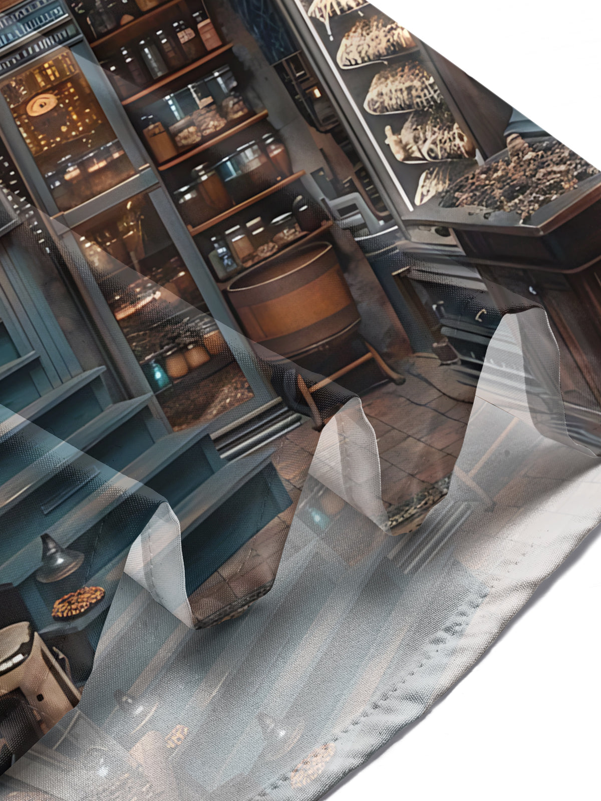 Vintage Print Men's Pocket Long Sleeve Shirts