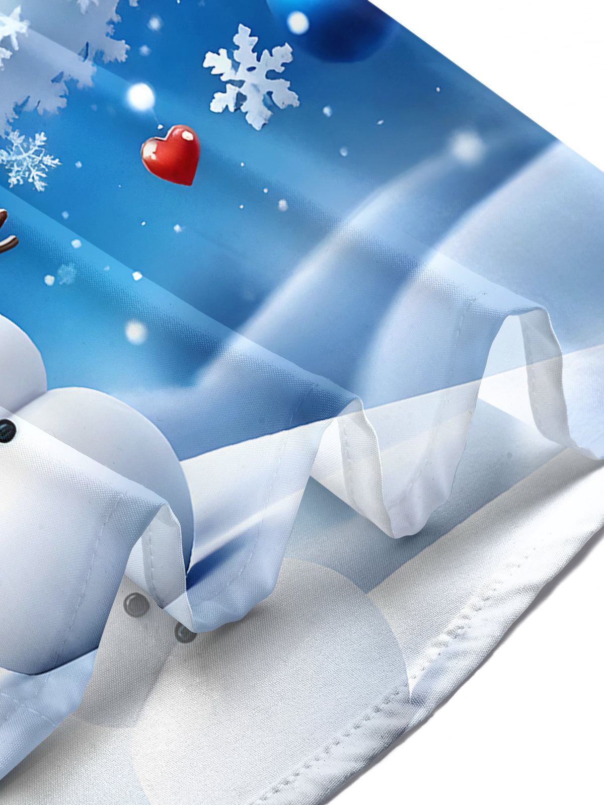 Funny Snowman Men's Pocket Short Sleeve Shirts