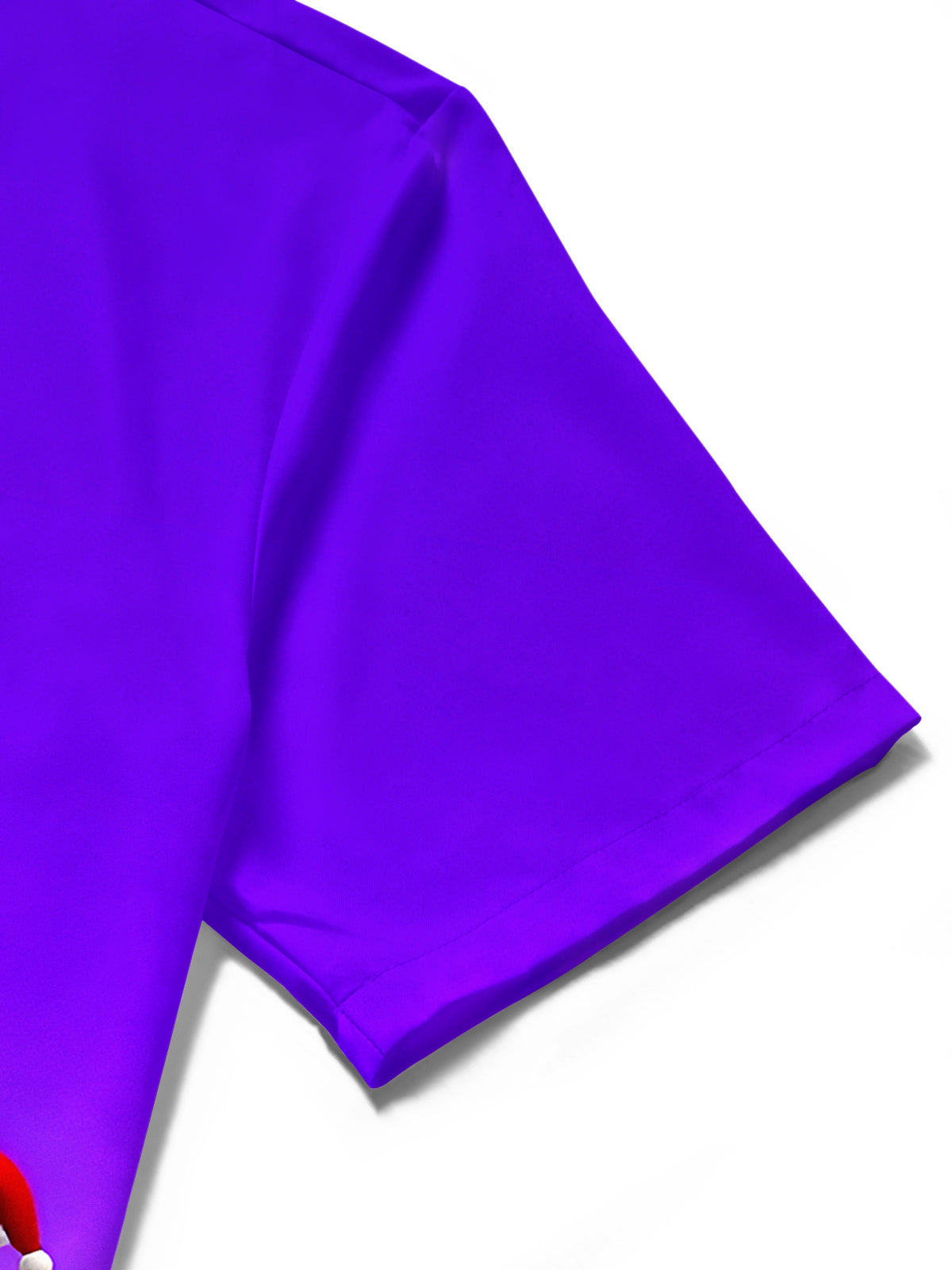 Santa Claus Coconut Tree Men's Pocket Short Sleeve Shirts