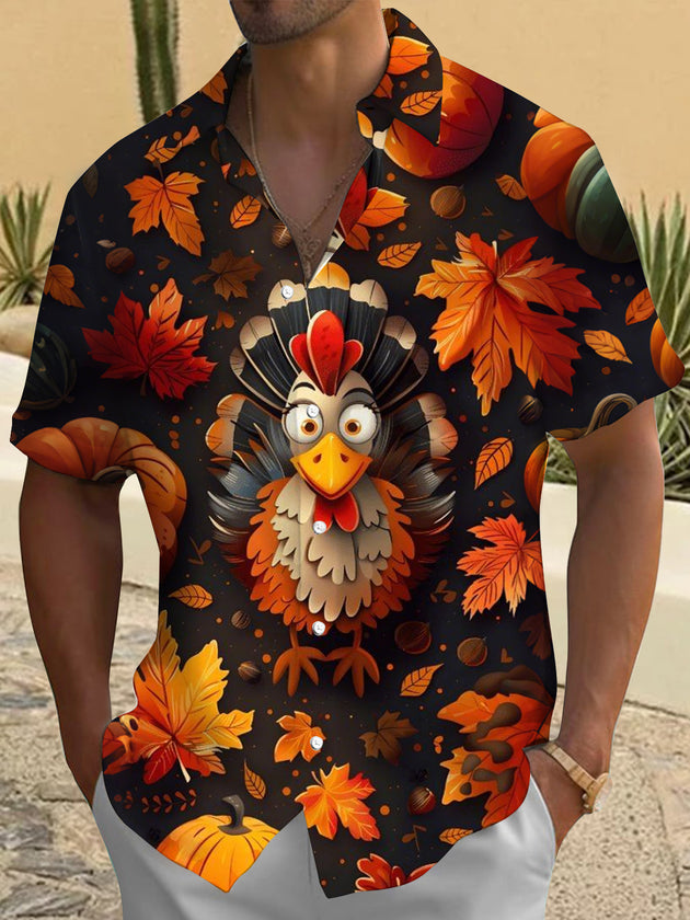 men's shirt front view