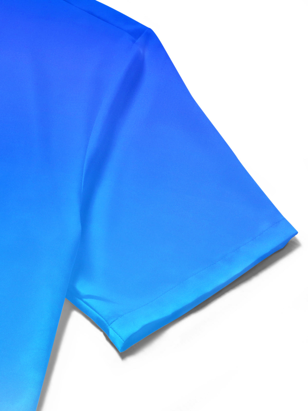 Fun Hawaiian Coconut Tree Santa Claus Sailing Surfing Xmas Men's Pocket Short Sleeve Shirts