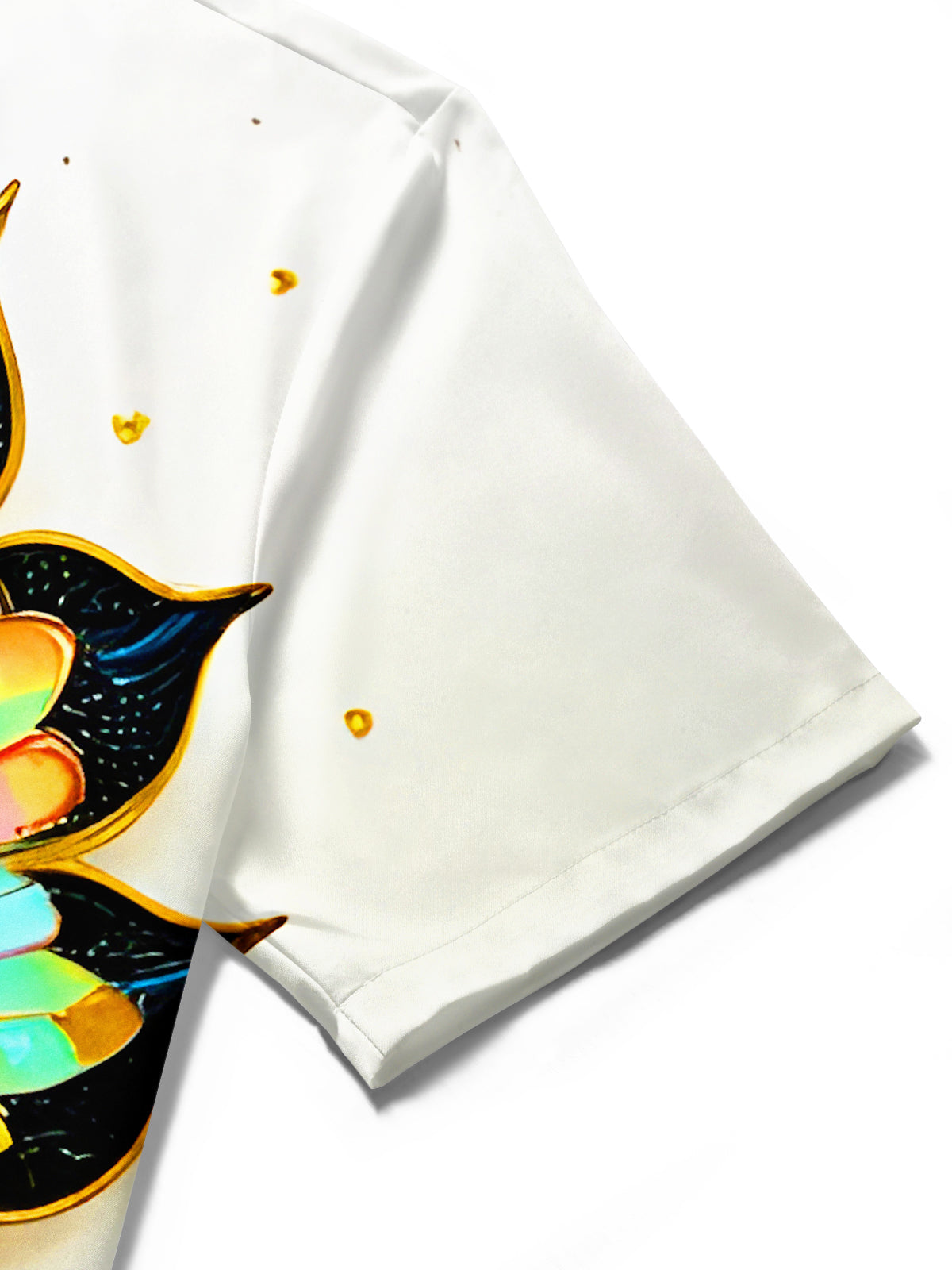 Fun Turkey Floral Men's Pocket Short Sleeve Shirts