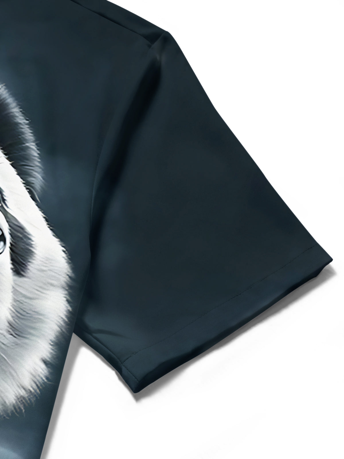 Panda Print Men's Pocket Short Sleeve Shirts