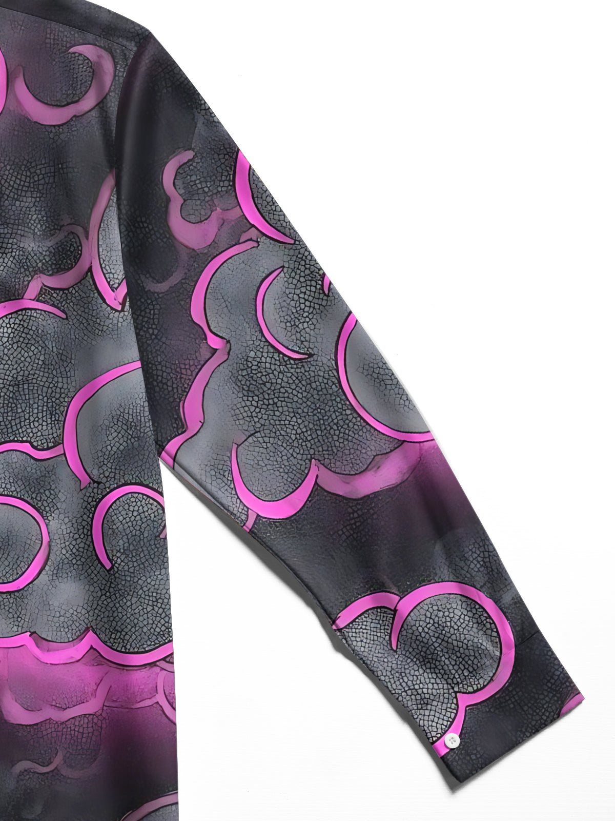 Cloud Print Men's Pocket Long Sleeve Shirts