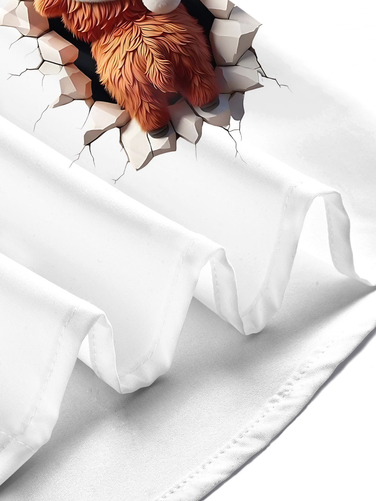 Christmas Cow Print Men's Pocket Short Sleeve Shirts