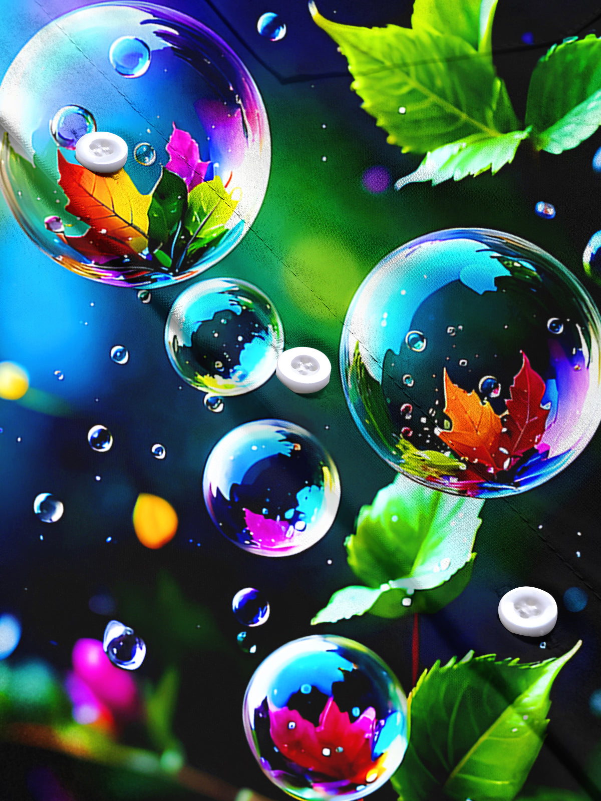 Bubble Men's Pocket Short Sleeve Shirts