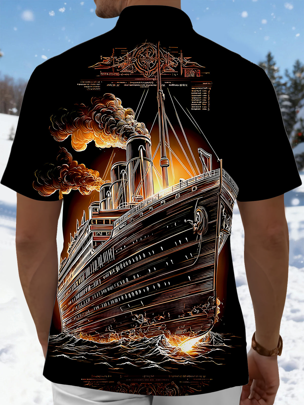 Boat Men's Pocket Short Sleeve Shirts