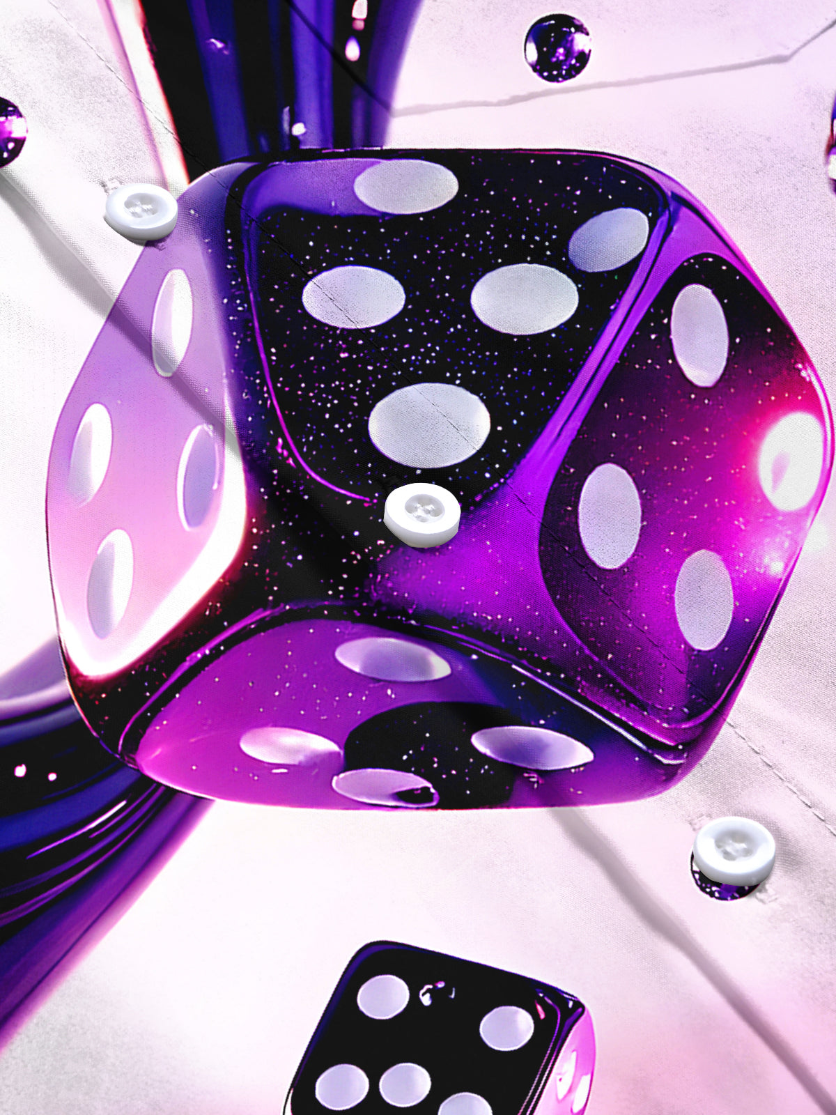 Dice Men's Pocket Short Sleeve Shirts