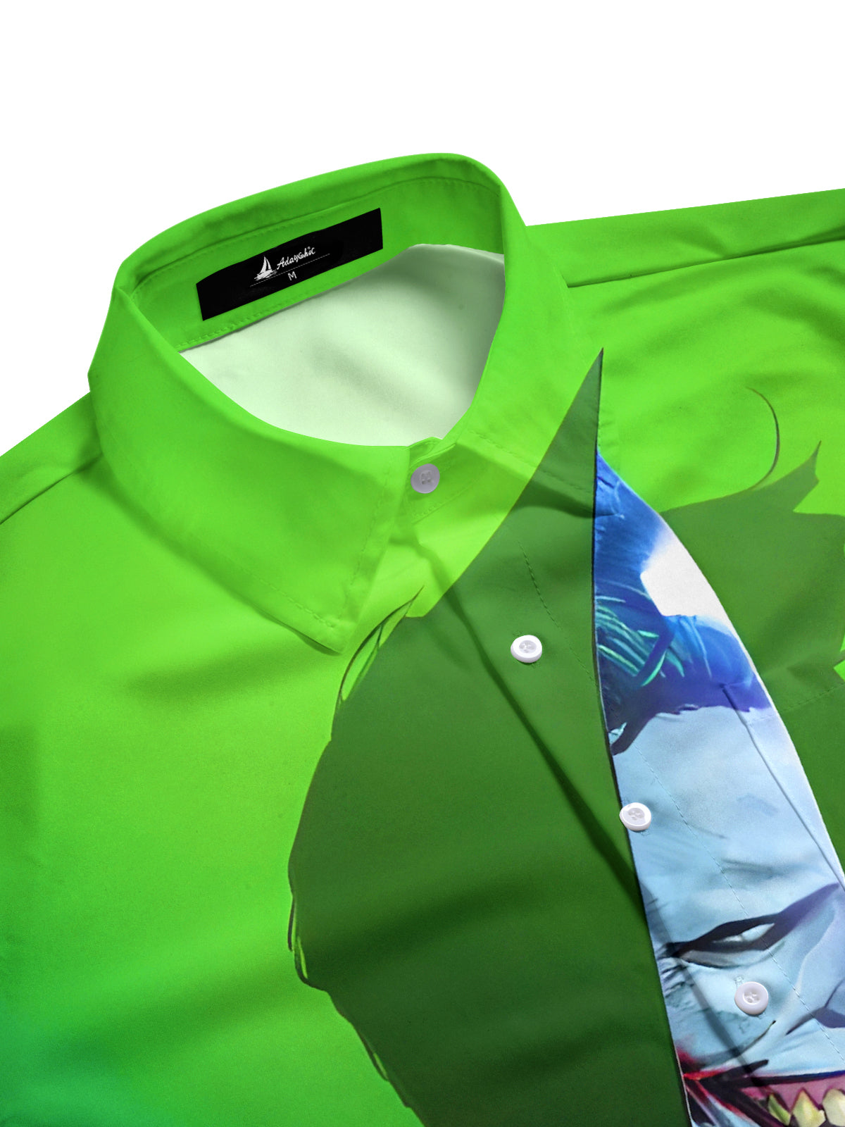 Funny Joker Knife Shadow Men's Pocket Short Sleeve Shirts