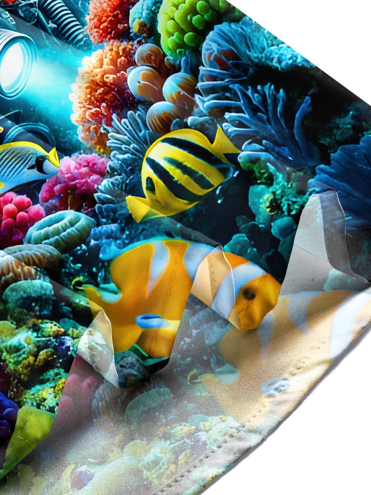 Diver Deep Sea Exploration Men's Pocket Short Sleeve Shirts