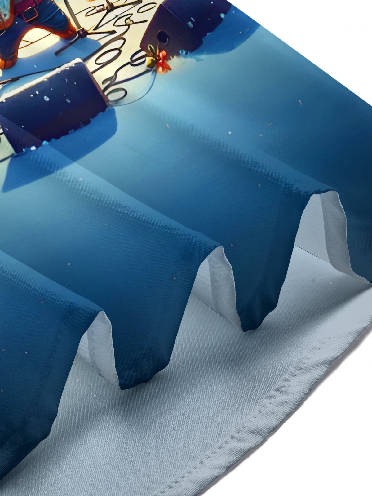 Fun Christmas Tree Penguin Reindeer Puppy Music Concert Xmas Men's Pocket Long Sleeve Shirts