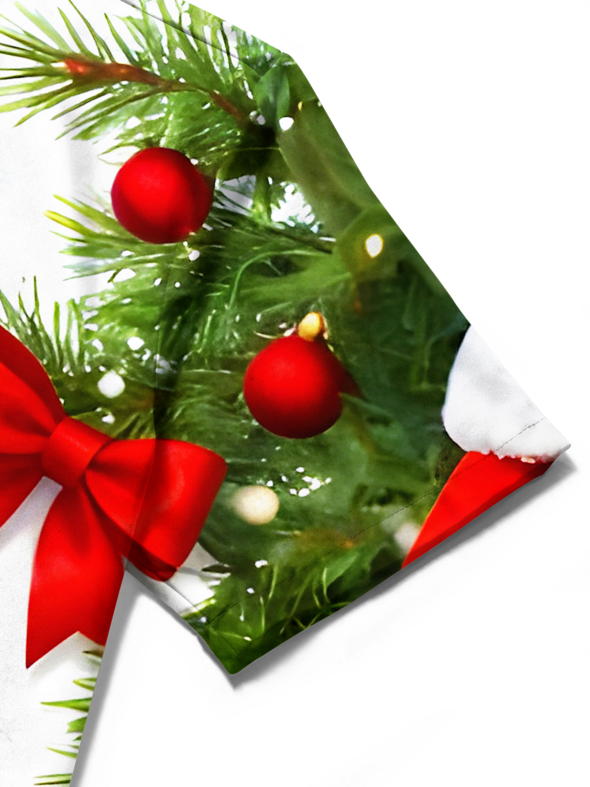 Funny Christmas Spoof Santa Claus Xmas Men's Pocket Short Sleeve Shirts