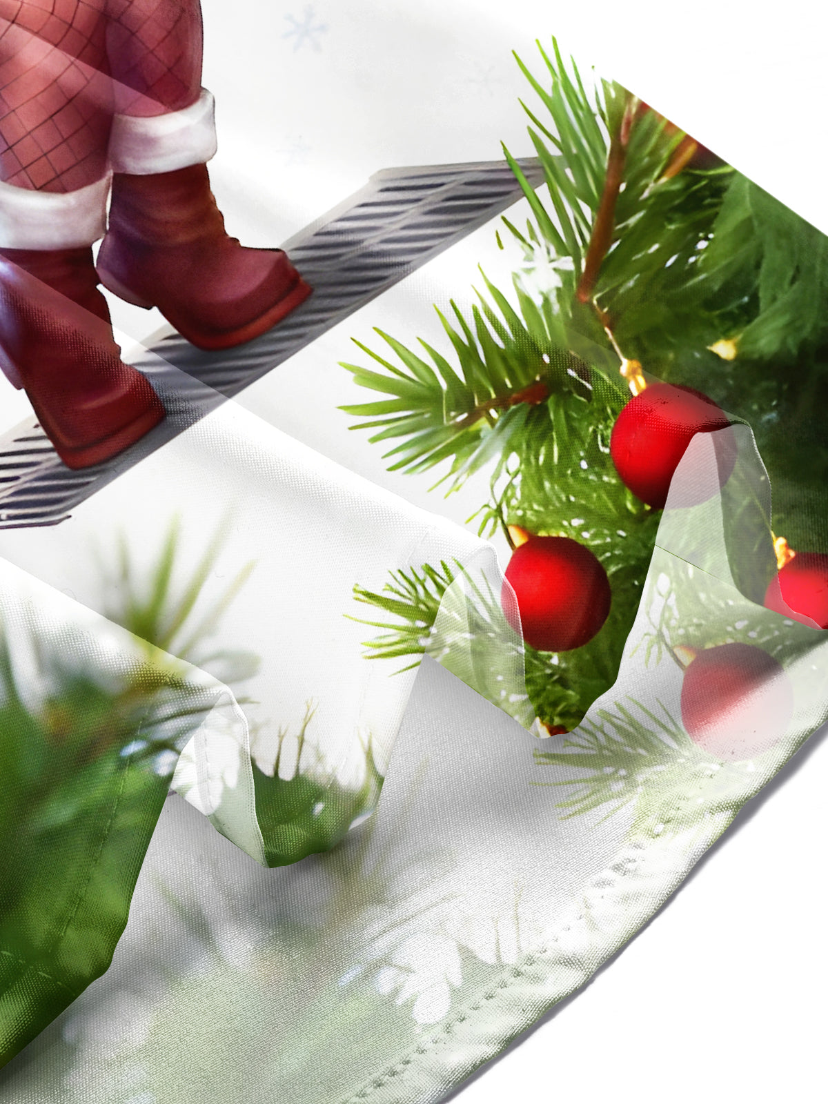 Funny Christmas Spoof Santa Claus Xmas Men's Pocket Short Sleeve Shirts