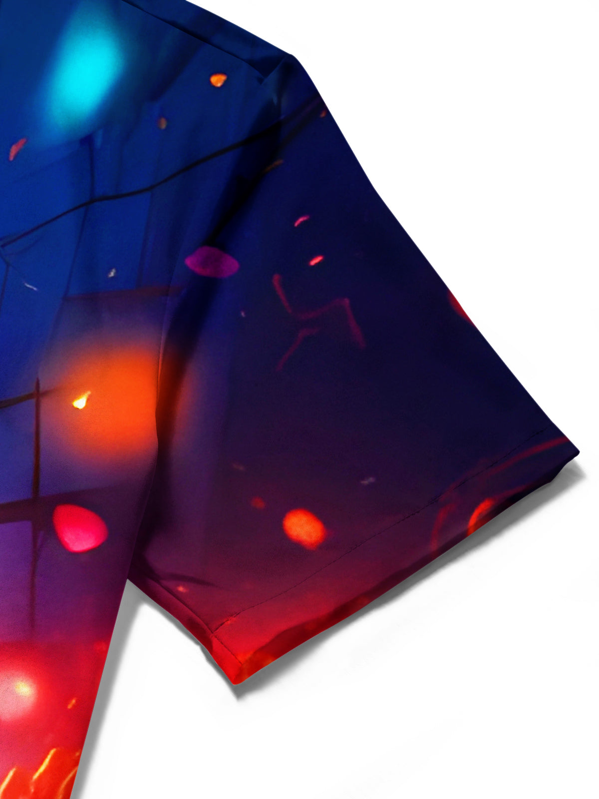 Fun DJ Skull Carnival Turntable Music Men's Pocket Short Sleeve Shirts