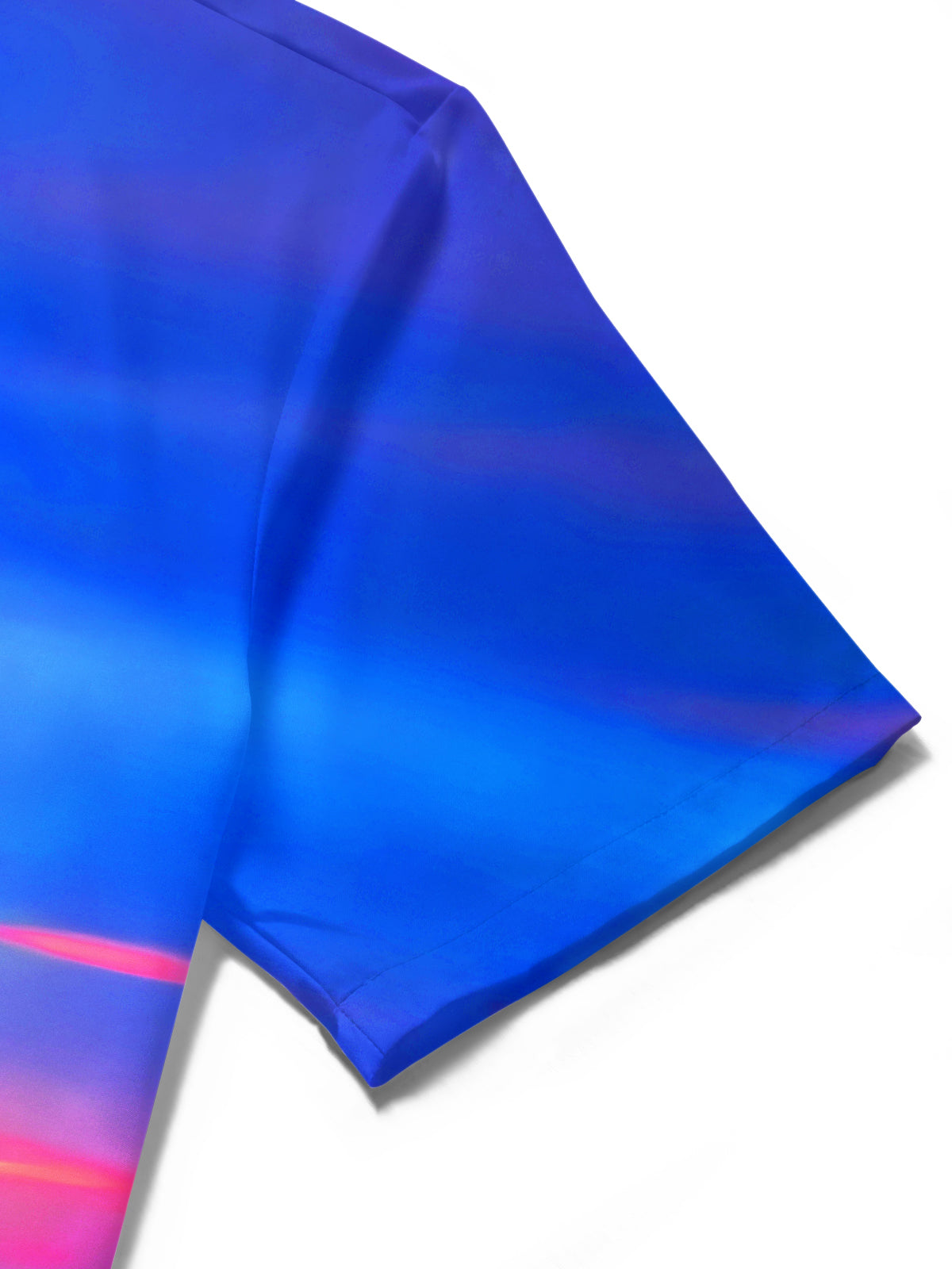 Hawaiian Palm Tree Water Lily Men's Pocket Short Sleeve Shirts