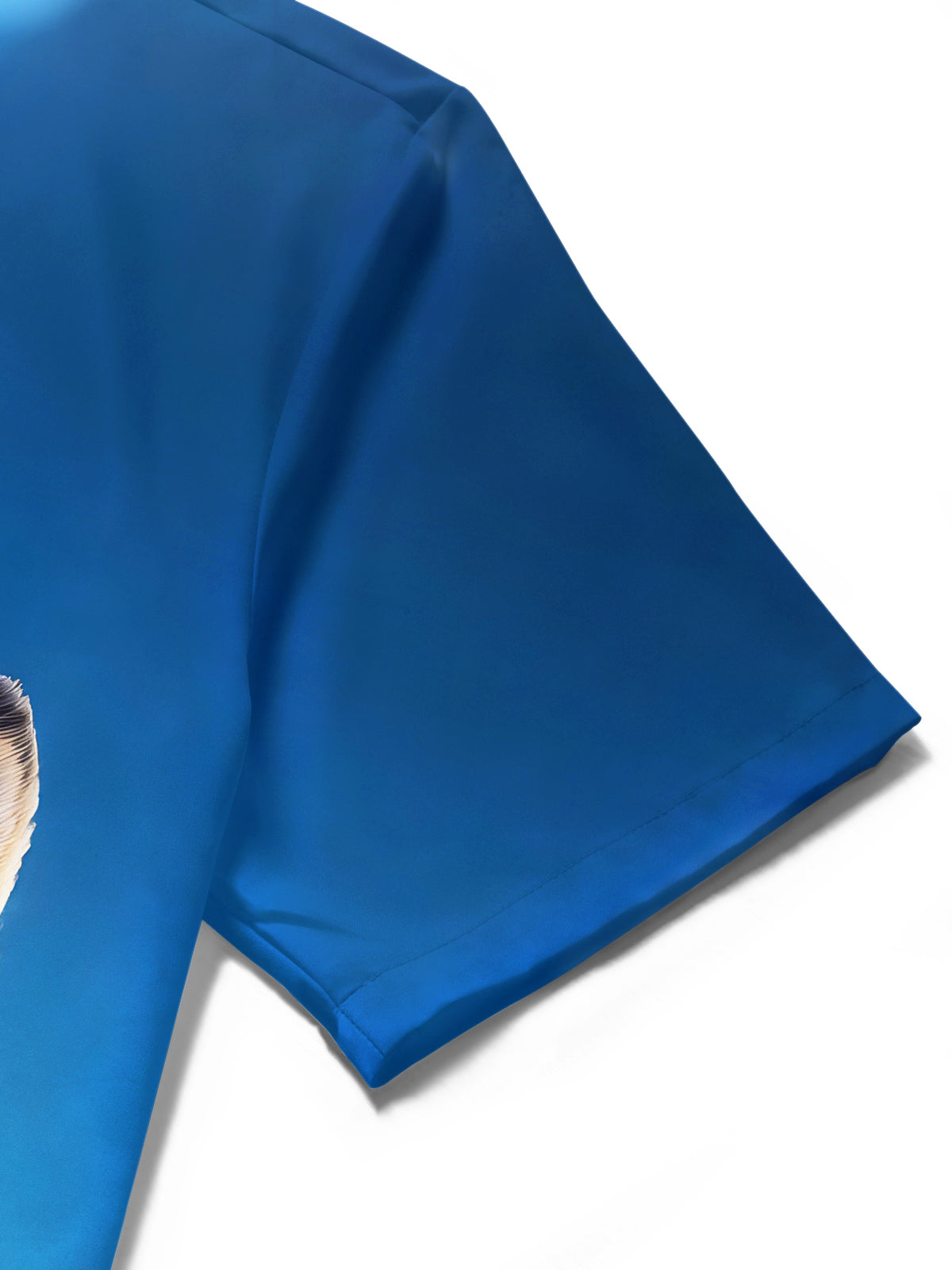 Fun Ice Snow Fox Men's Pocket Short Sleeve Shirts