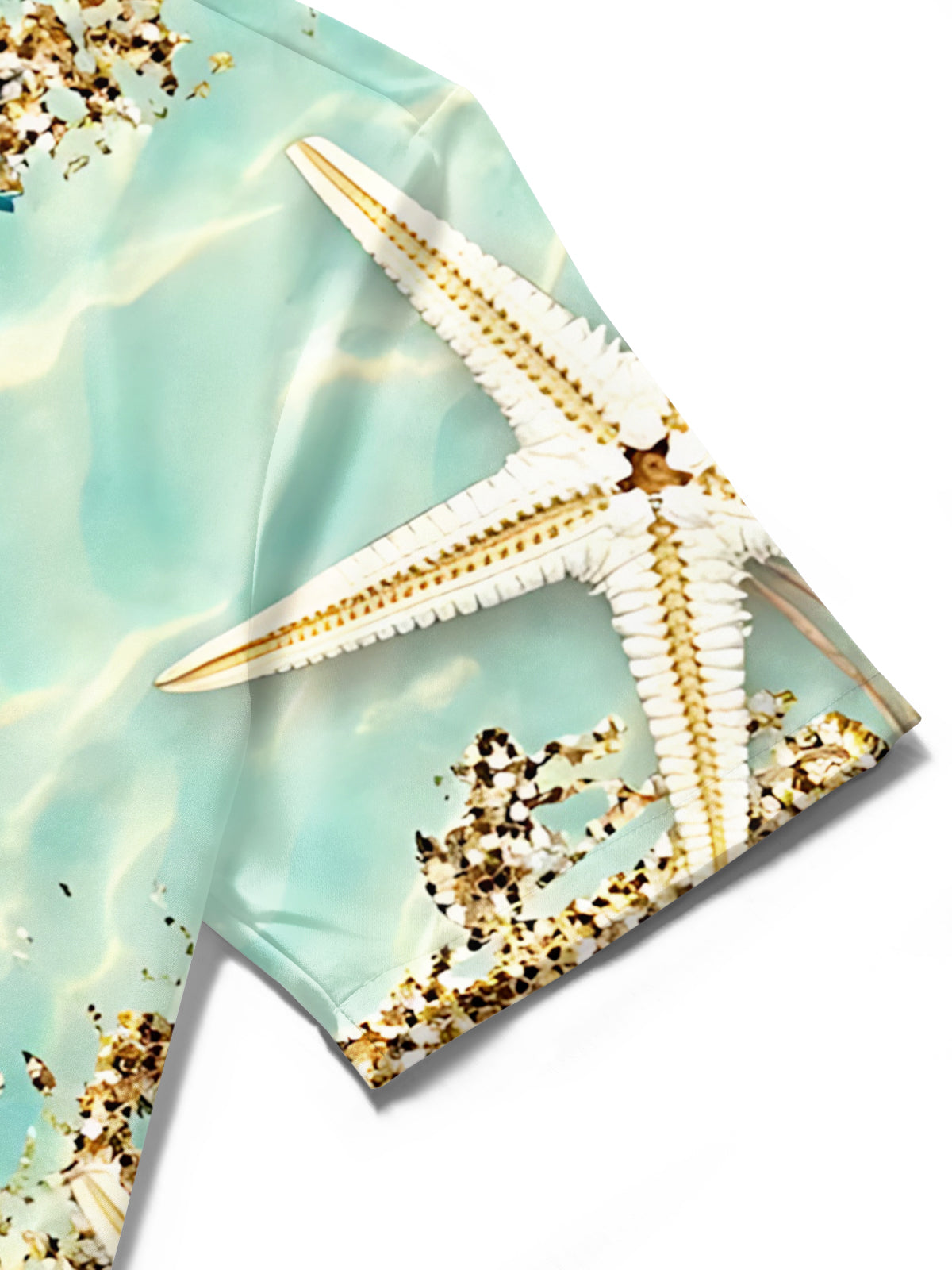 Anchor Print Men's Pocket Short Sleeve Shirts