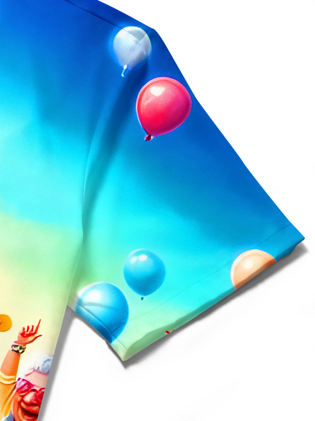 Fun Festival Rock Guitar Music Carnival Senior Citizens Men's Pocket Short Sleeve Shirts