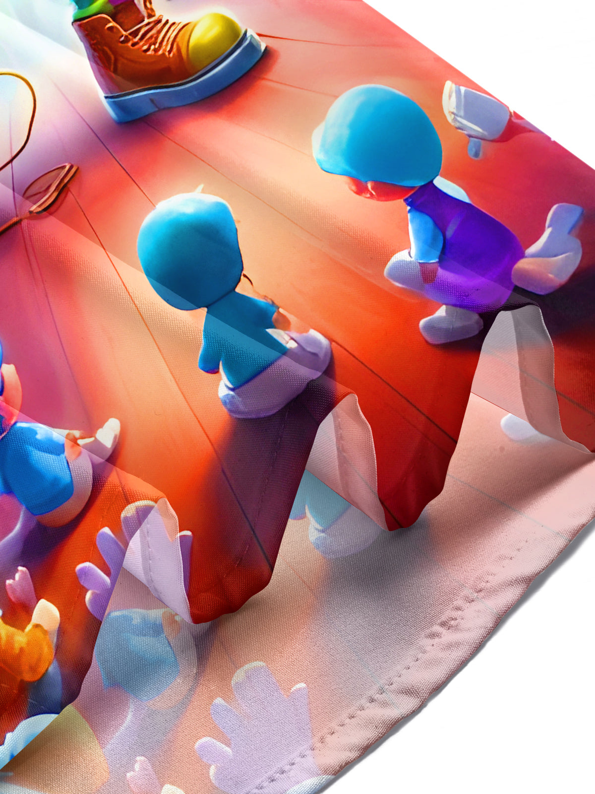 Fun Festival Rock Guitar Music Carnival Senior Citizens Men's Pocket Short Sleeve Shirts