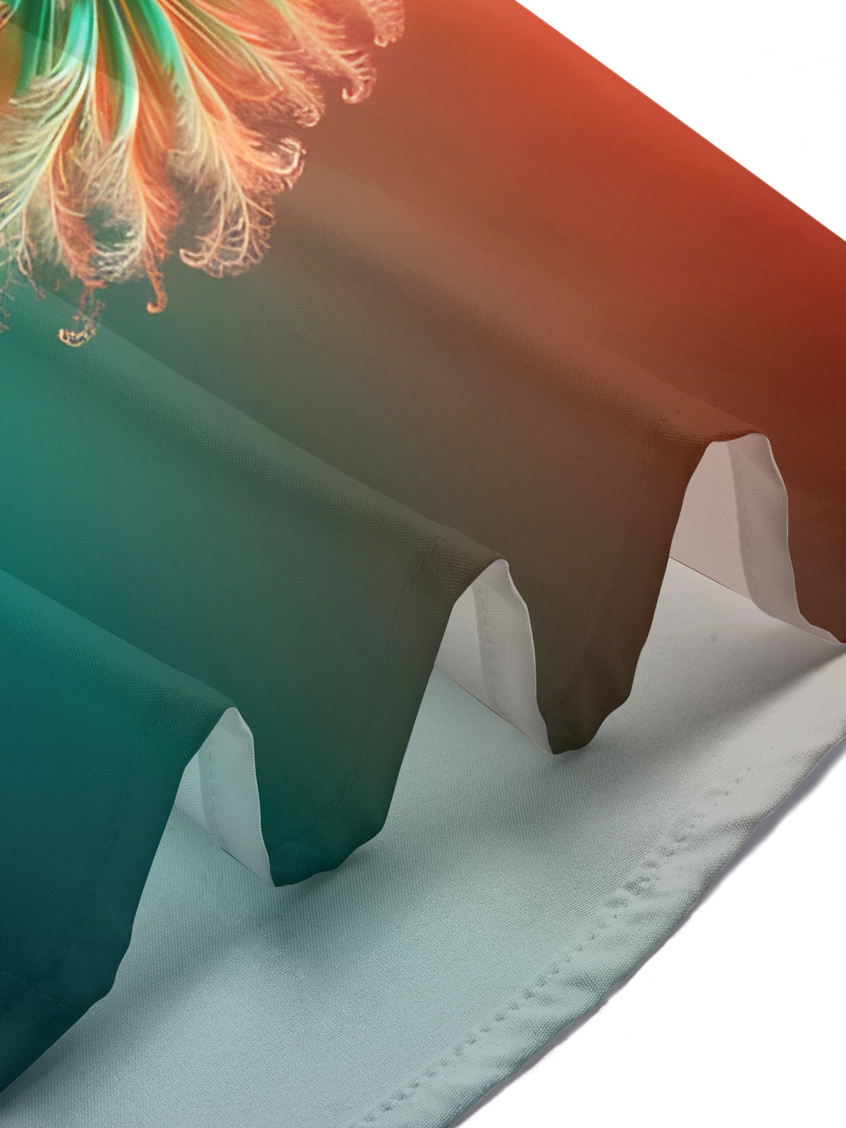 Fun Gradient Flowing Tail Ornamental Fish Men's Pocket Long Sleeve Shirts