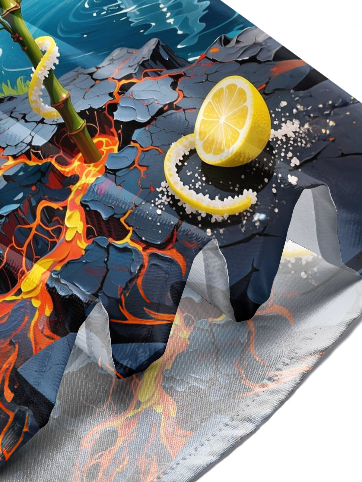 Rose Flower Print Men's Pocket Short Sleeve Shirts